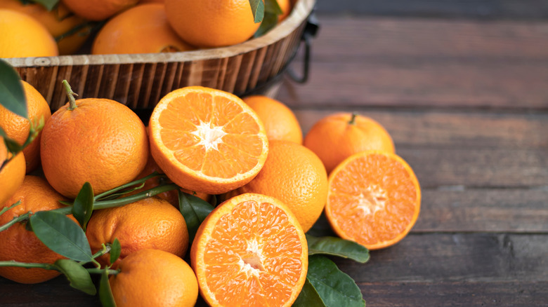 basket of oranges