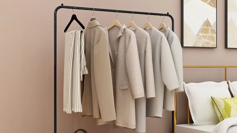 clothes rack