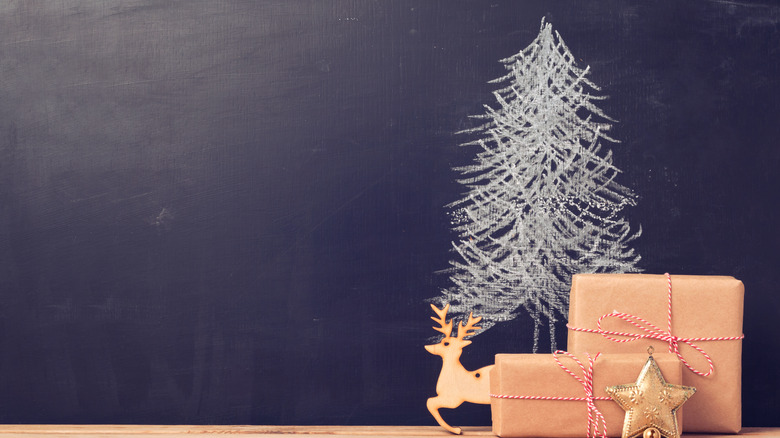 Chalkboard Christmas tree