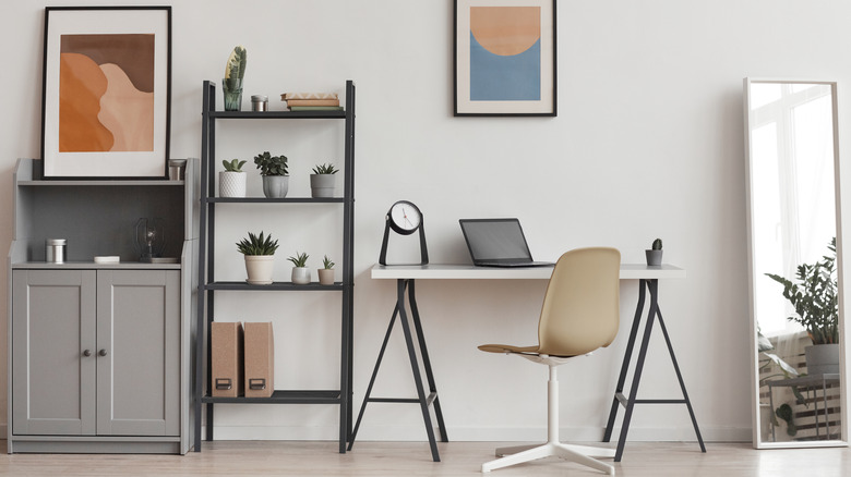 minimalist home office