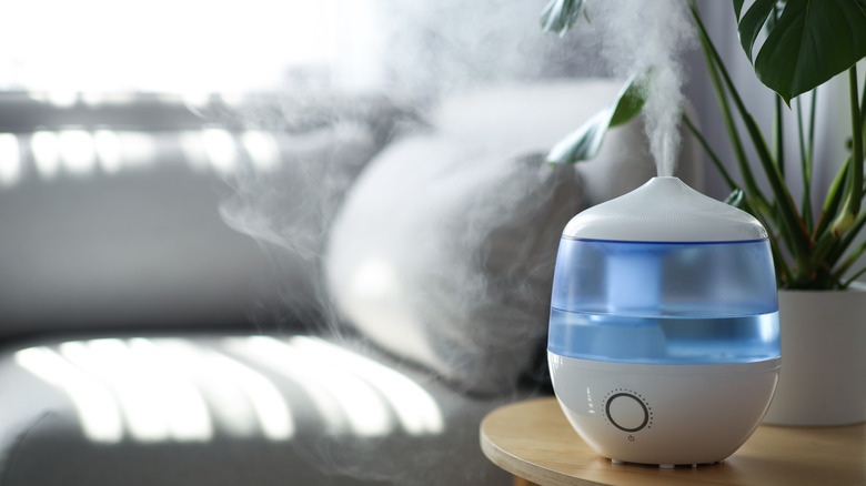 humidifier in bedroom