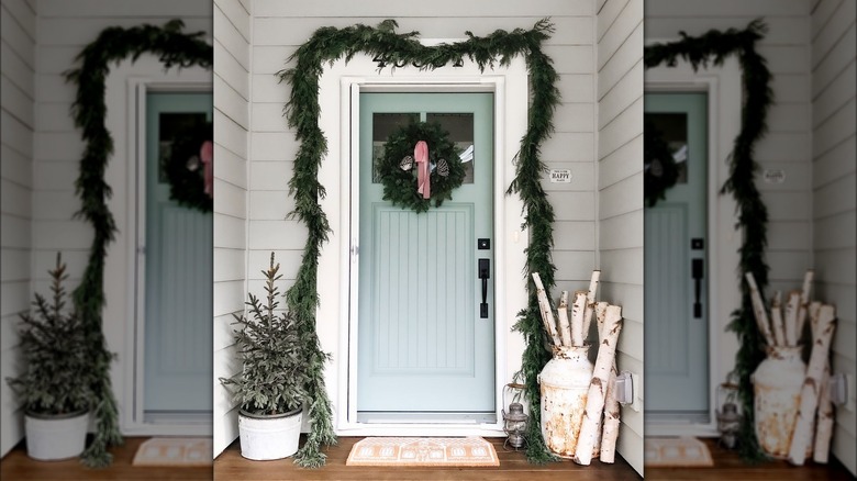 Simple minimalist garland