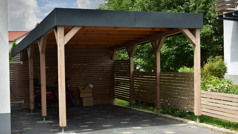 modern carport 