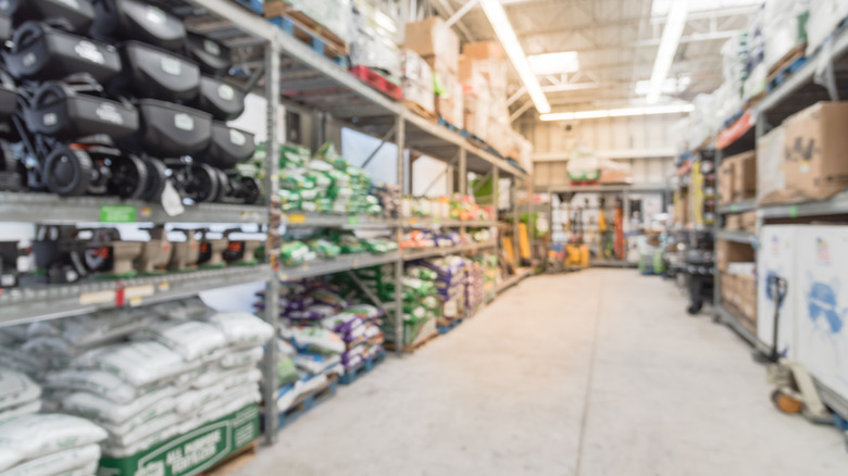 Home and garden center interior