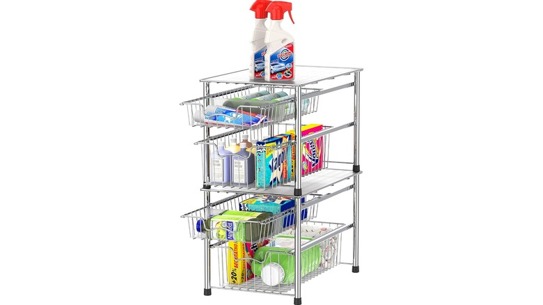 Simple Houseware Sliding Basket Organizer Drawer