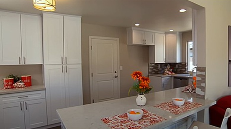 Kitchen with ample cabinetry