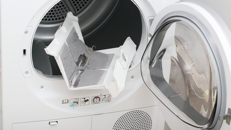 Washing machine lint filter