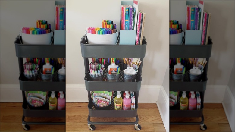 15 Genius Ways An IKEA Rolling Cart Can Add Extra Storage Around Your Home