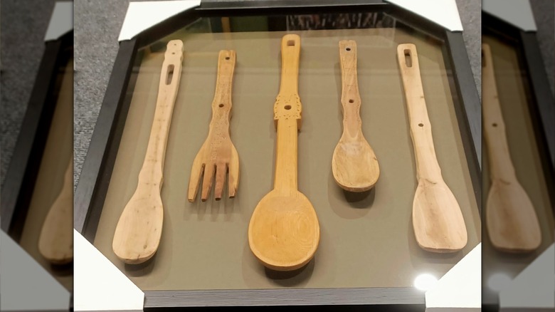 Spatulas in picture frame