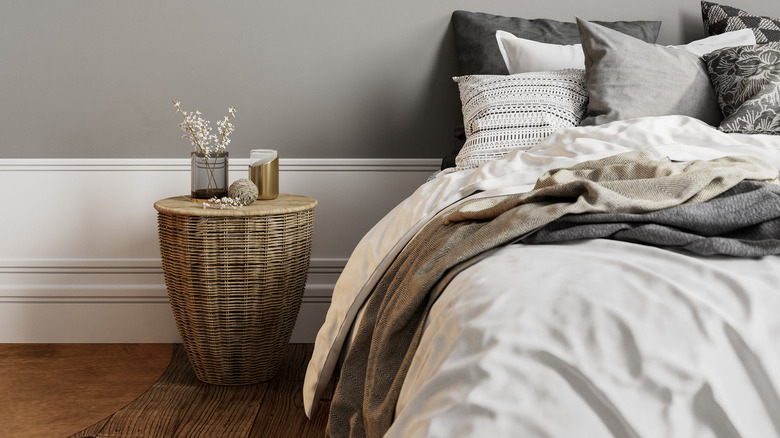 pavilion gray wall in bedroom