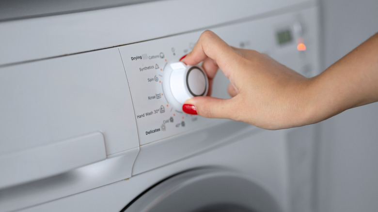 Setting dryer temperature