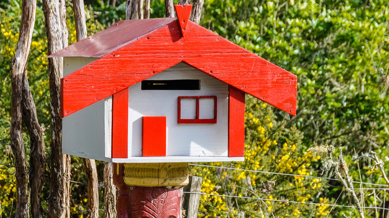 decorated house mailbox