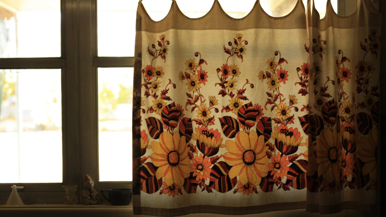 floral kitchen curtains