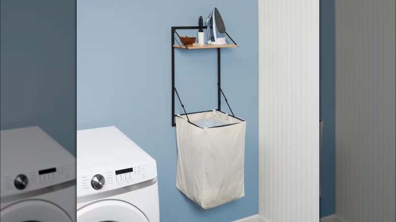 Honey-Can-Do Wall-Mounted Clothes Hamper 