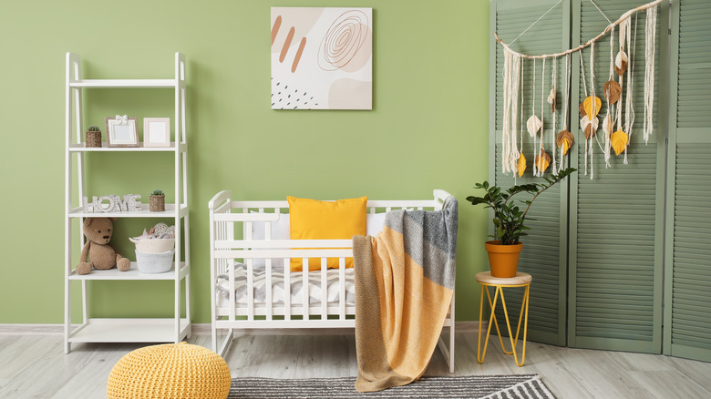 light green baby nursery