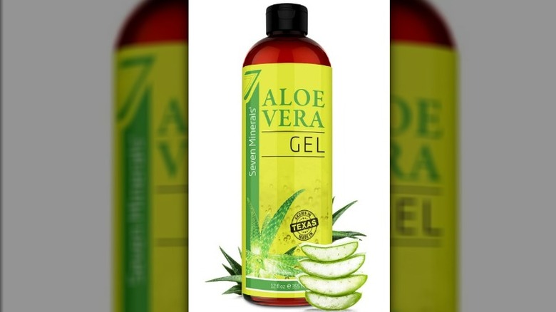 Bottle of Seven Minerals pure aloe vera