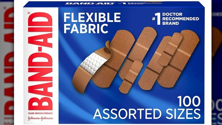 Box of 100 count fabric Band Aids