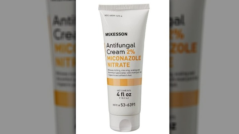 Tube of McKesson antifungal cream