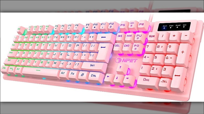 pink keyboard