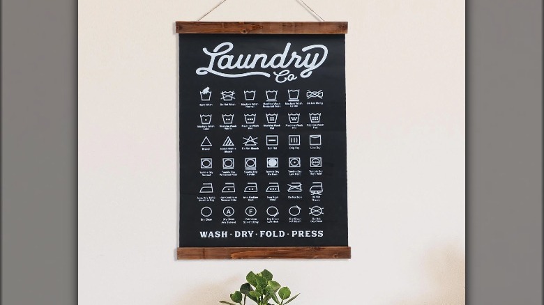 Laundry symbol art