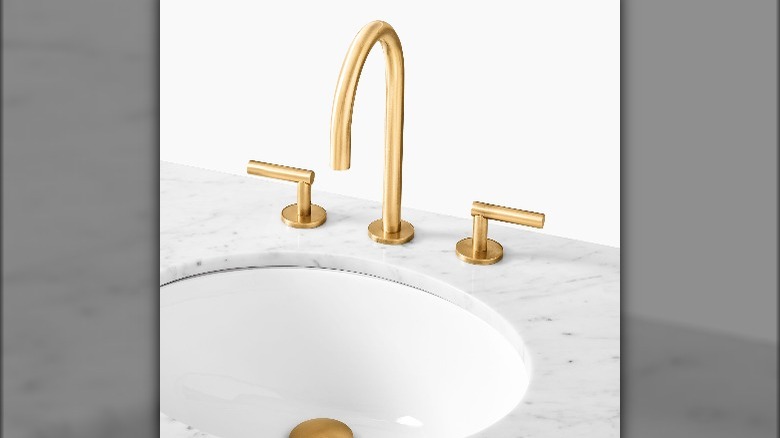 Golden sink hardware