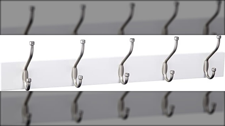 White coat rack