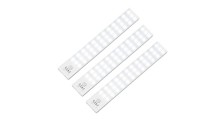 Three LED light strips