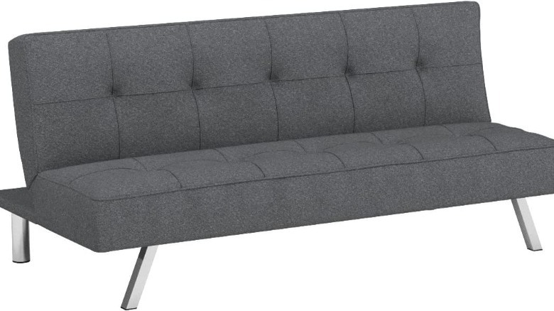 grey futon