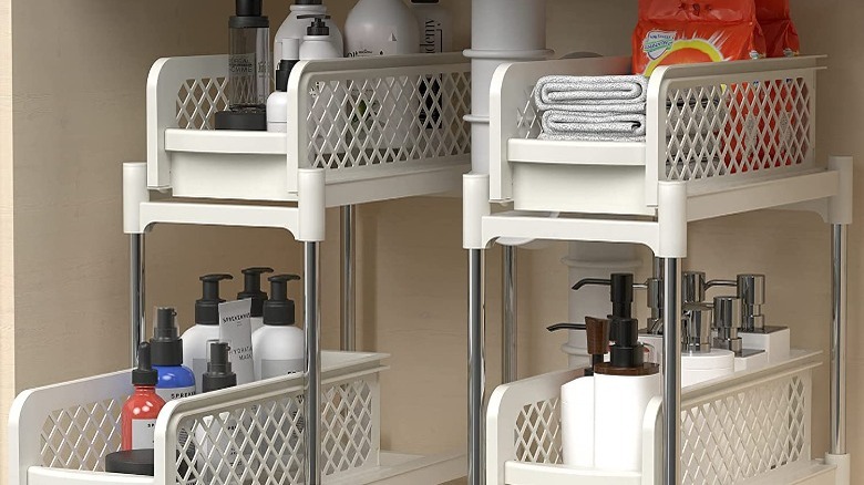 pull-out cabinet organizers