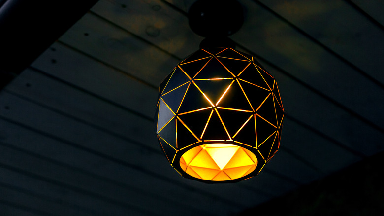 backyard light fixture