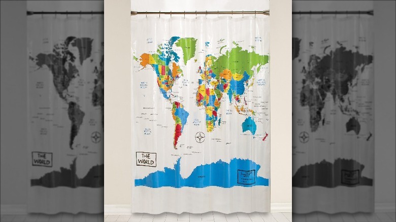 map curtain