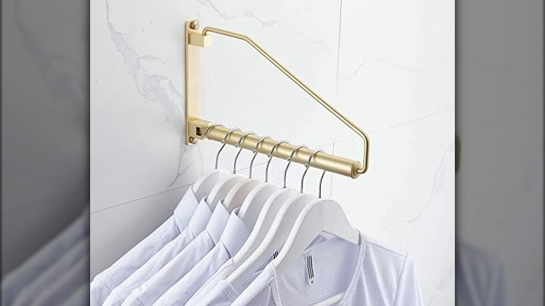 Brass wall hanger