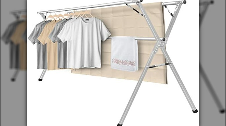 Large clothing drying rack