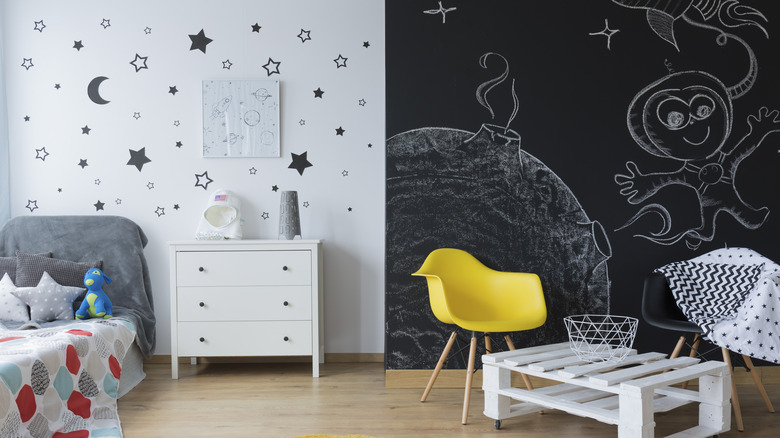 space themed kids room