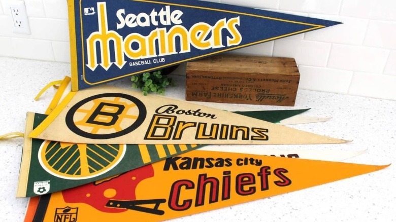 sports pennant flags