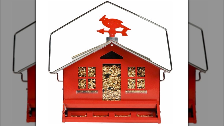 Perky-Pet Squirrel-Be-Gone II Country House Bird Feeder