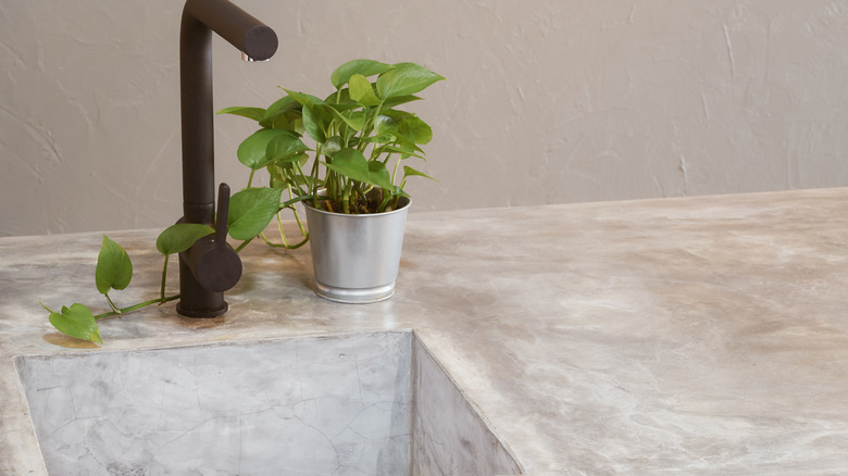 Concrete countertop