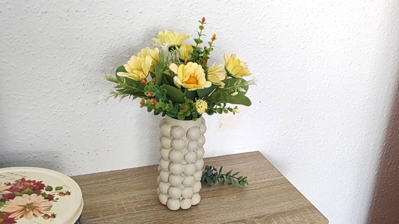 textured vase