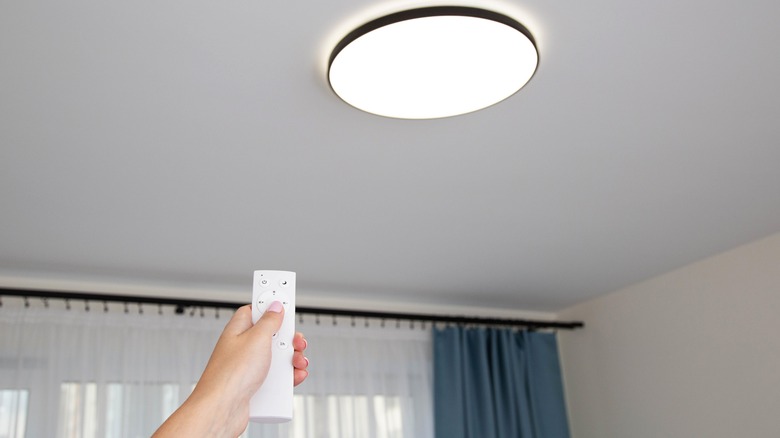 Person dimming LED light