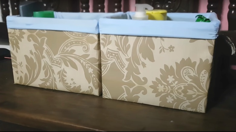 gold decorative boxes diy