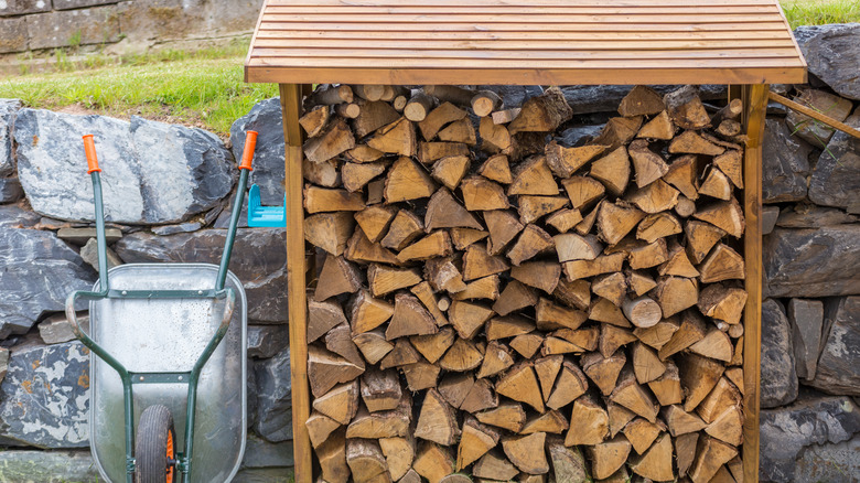 firewood shed
