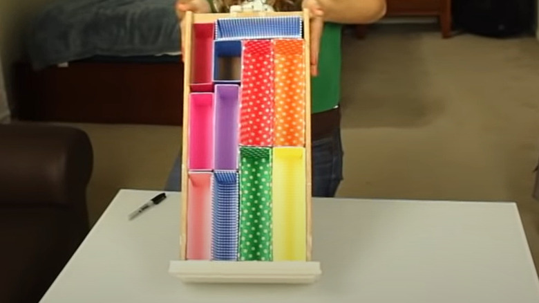 Cereal box drawer dividers