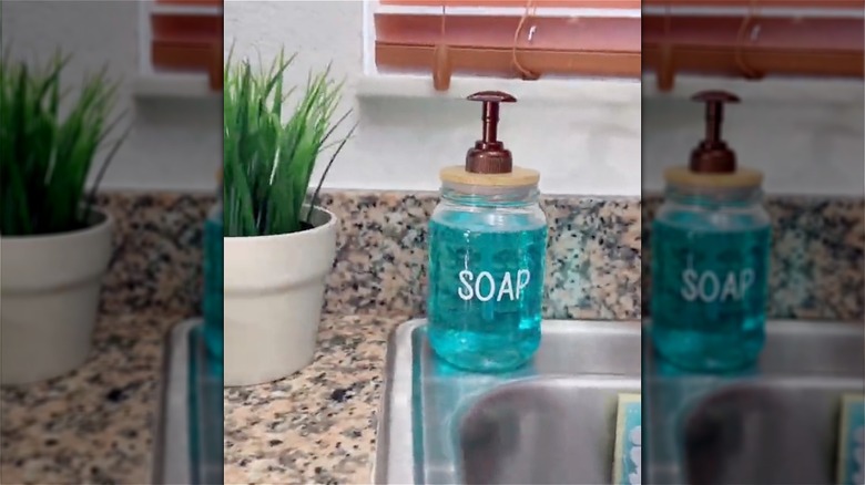 Soap dispenser jar