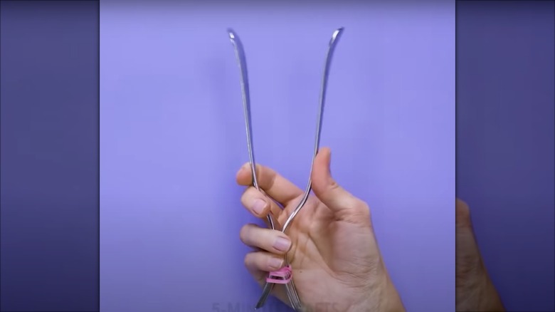 tongs made out of forks