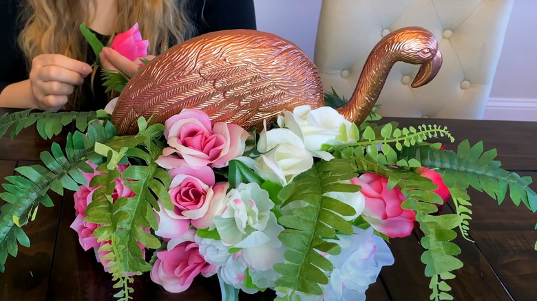 flamingo centerpiece