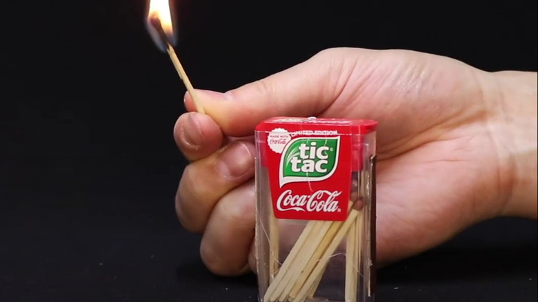 Tic Tac container matchbox