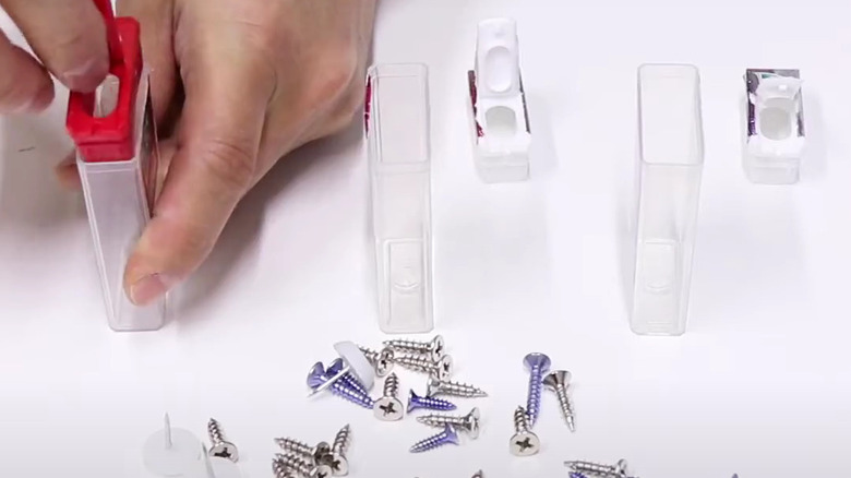 Tic Tac containers and screws