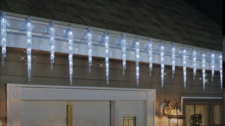 GE Energy Smart Twinkling LED Ice Crystal Icicle Lights