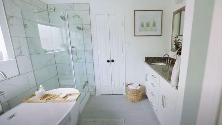 Renovated master bath