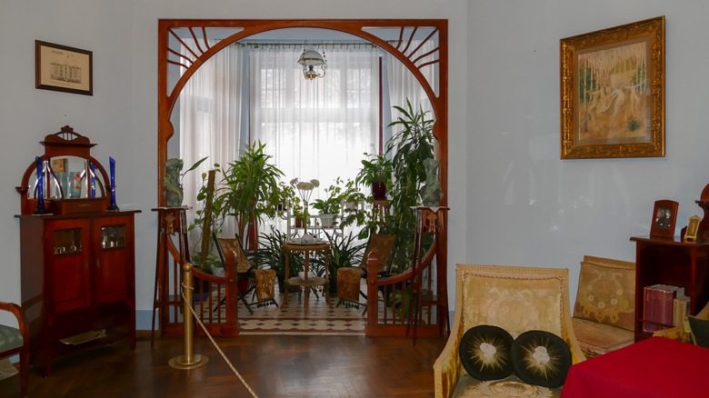 bay window in sitting room